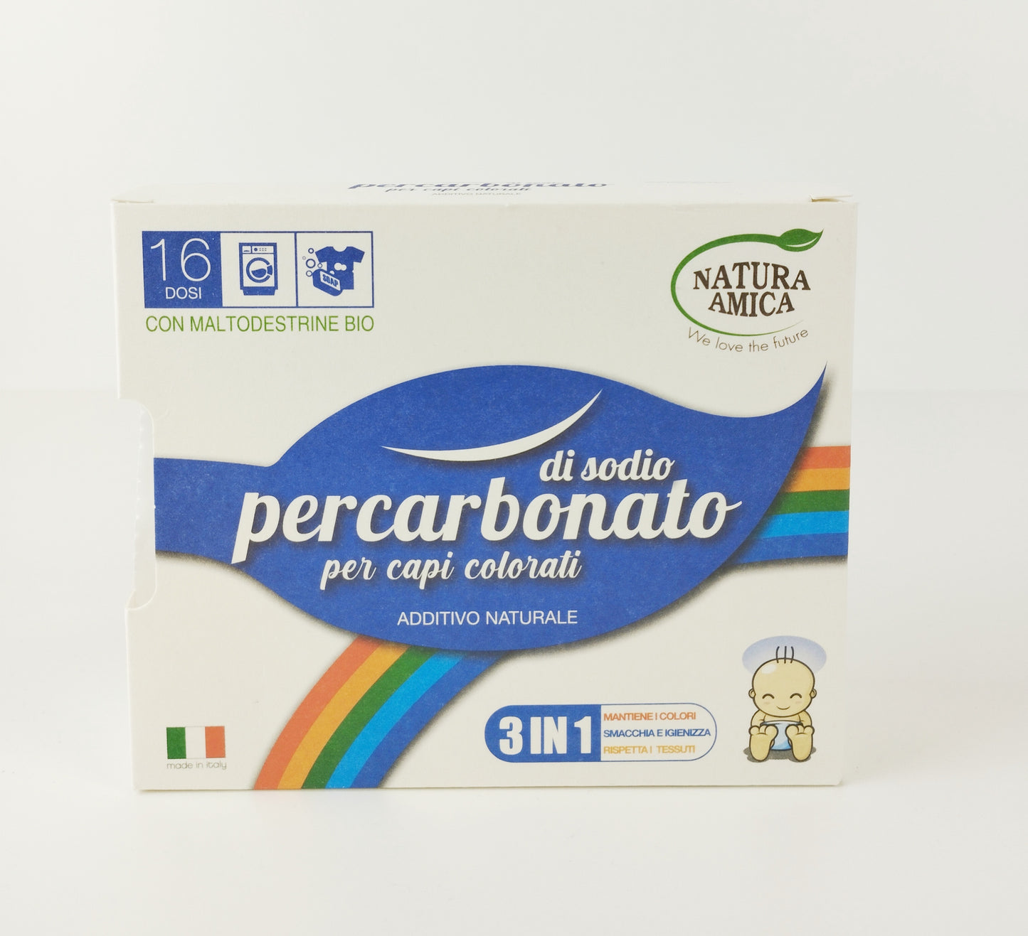 NATURA AMICA, Natriumpercarbonat, für bunte Wäsche, 200 gr