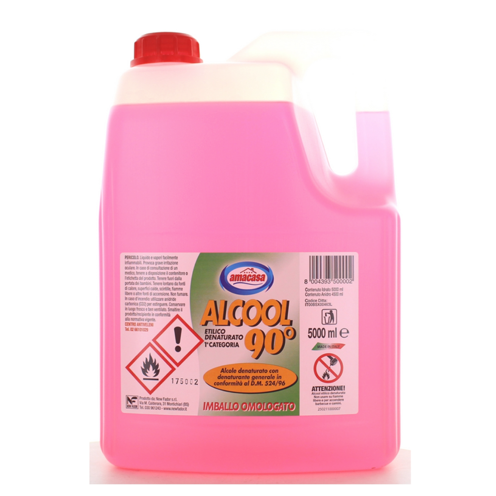 AMACASA, Denaturierter Ethylalkohol, 90% 5lt
