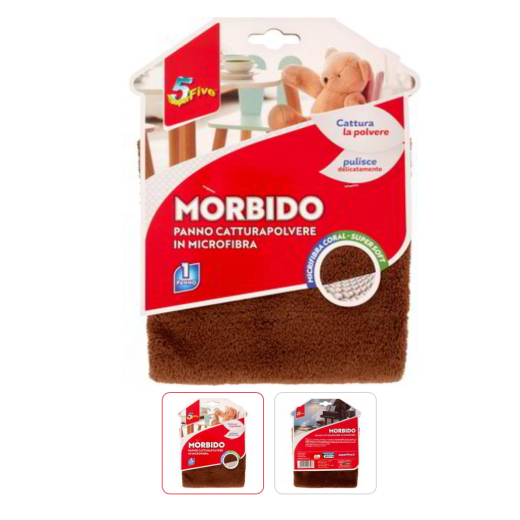 SUPERFIVE, Mikrofasertuch für Staub, cm 35 x 35