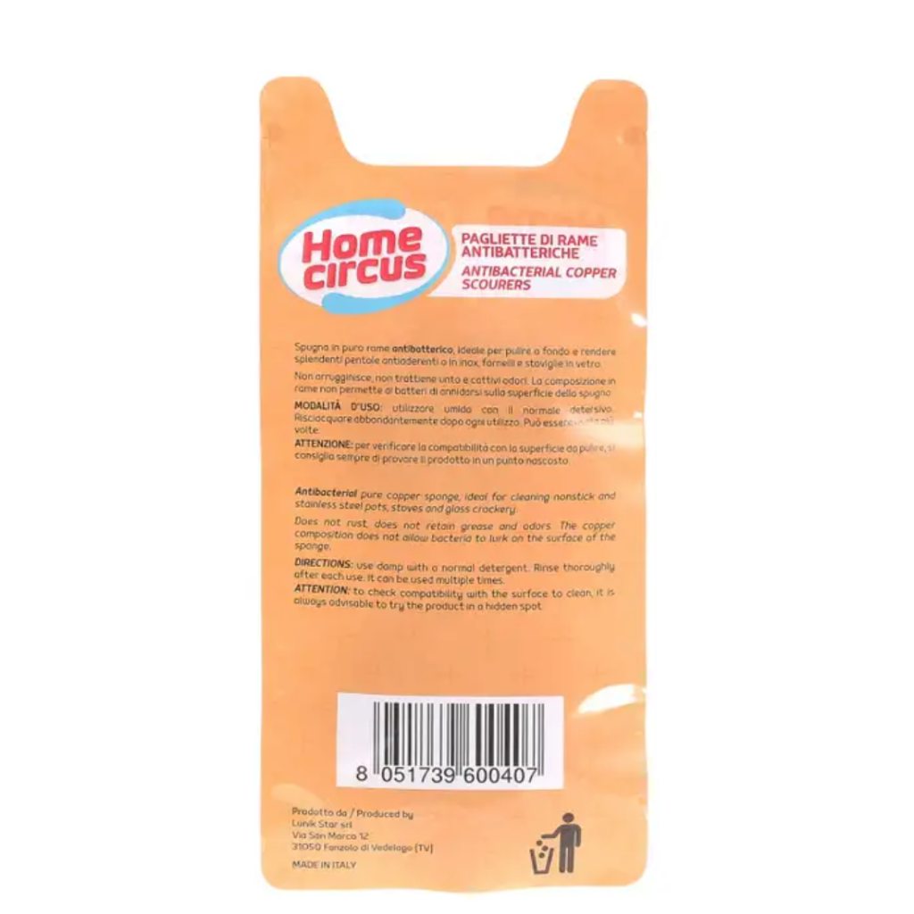 Home Circus, Antibakterielle Kupferschwamm, 2 Stück