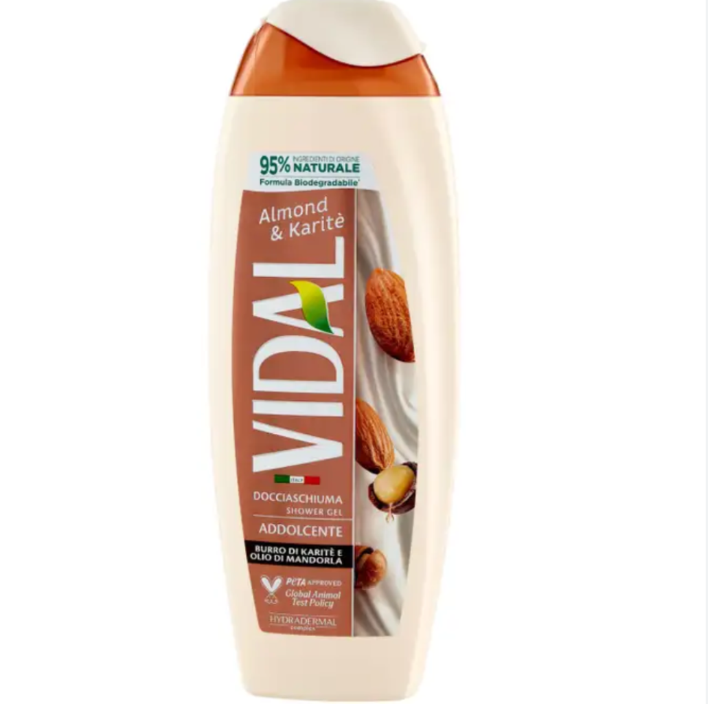 VIDAL, Mandel & Shea Duschgel, 250 ml