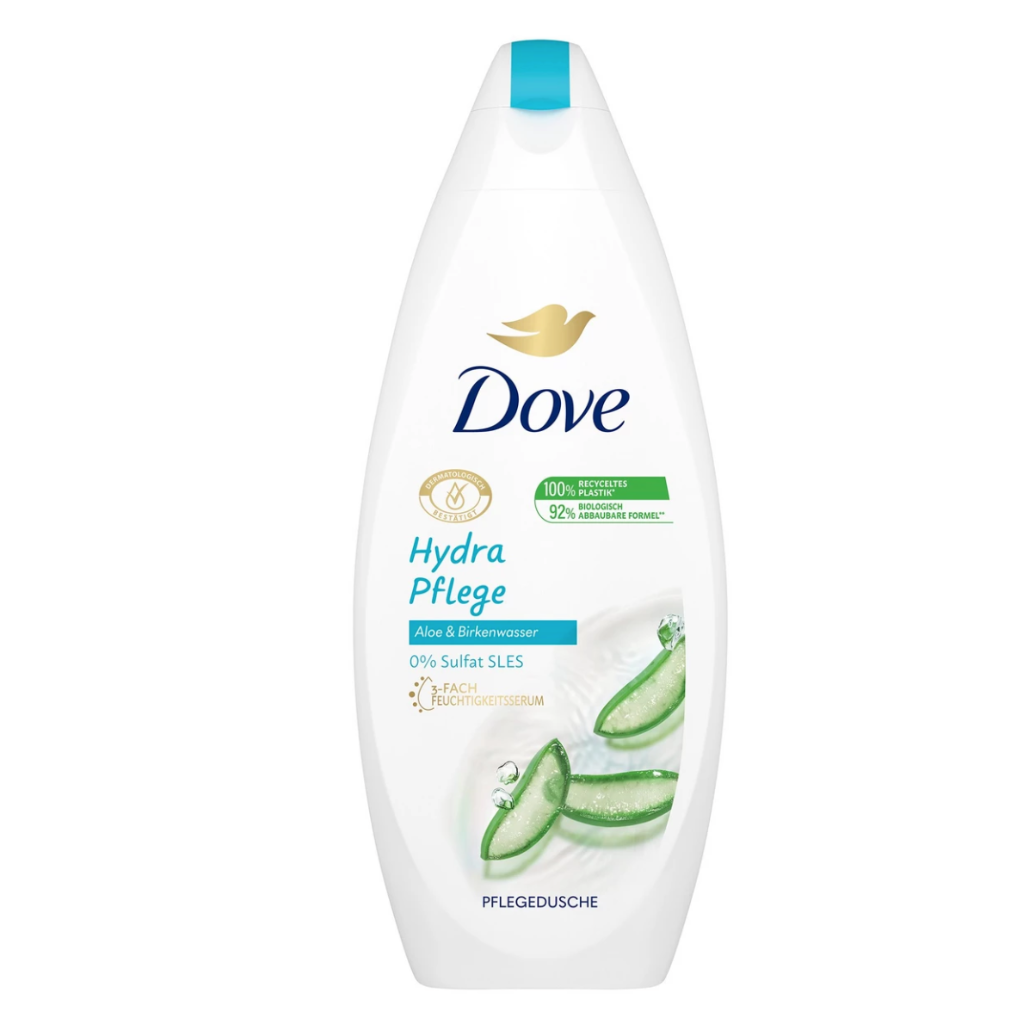 DOVE, Schaumbad mit Aloe und Birkensaft, 600 ml