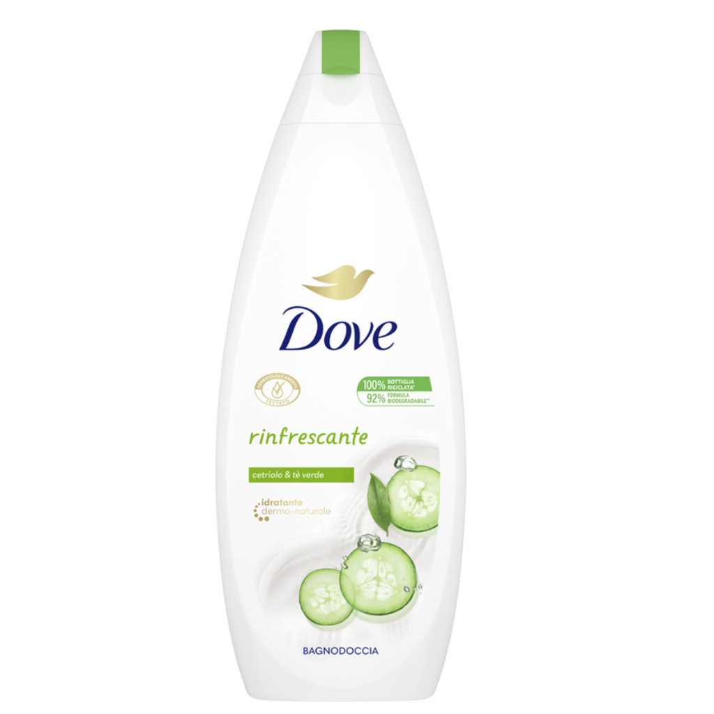 DOVE, Schaumbad mit Gurke und Grüner Tee, 600 ml