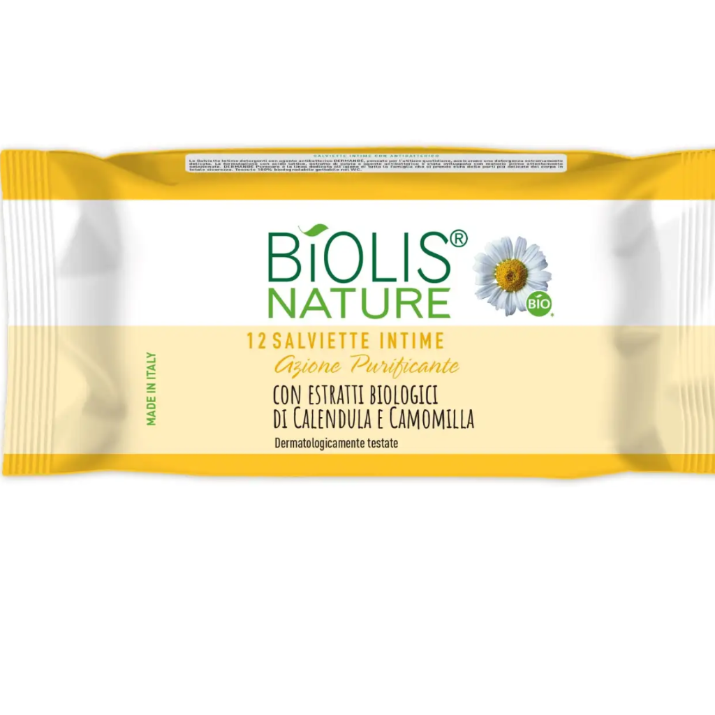 BIOLIS Intimtücher Kamille, 12 Stück