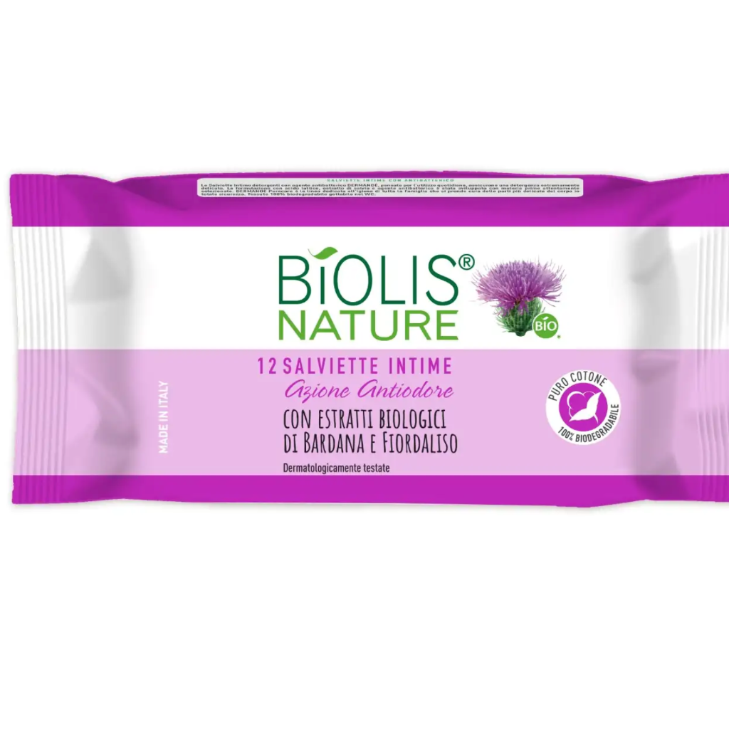 BIOLIS, Intimtücher, Klette und Kornblume, 12 Stück