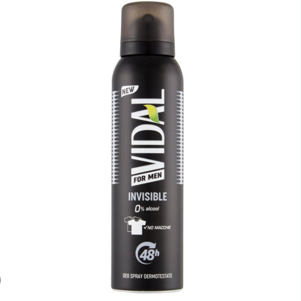 VIDAL, DEO-SPRAY, Invisible, 150ml