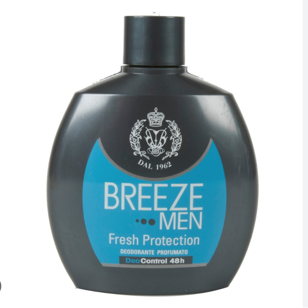 BREEZE MEN,Deodorant Fresh Protection Squeeze, 100ml