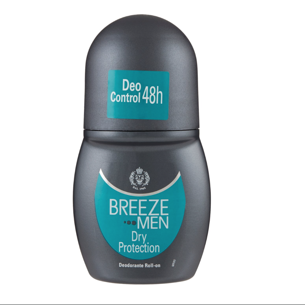 BREEZE MEN, Dry Protection Roll- On Deodorant, 50ml