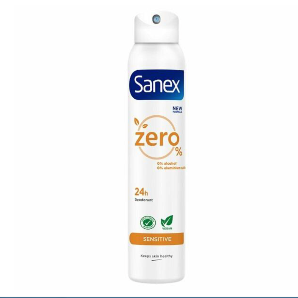 SANEX Deodorant WOMEN Zero % Sensitive, 200 ml