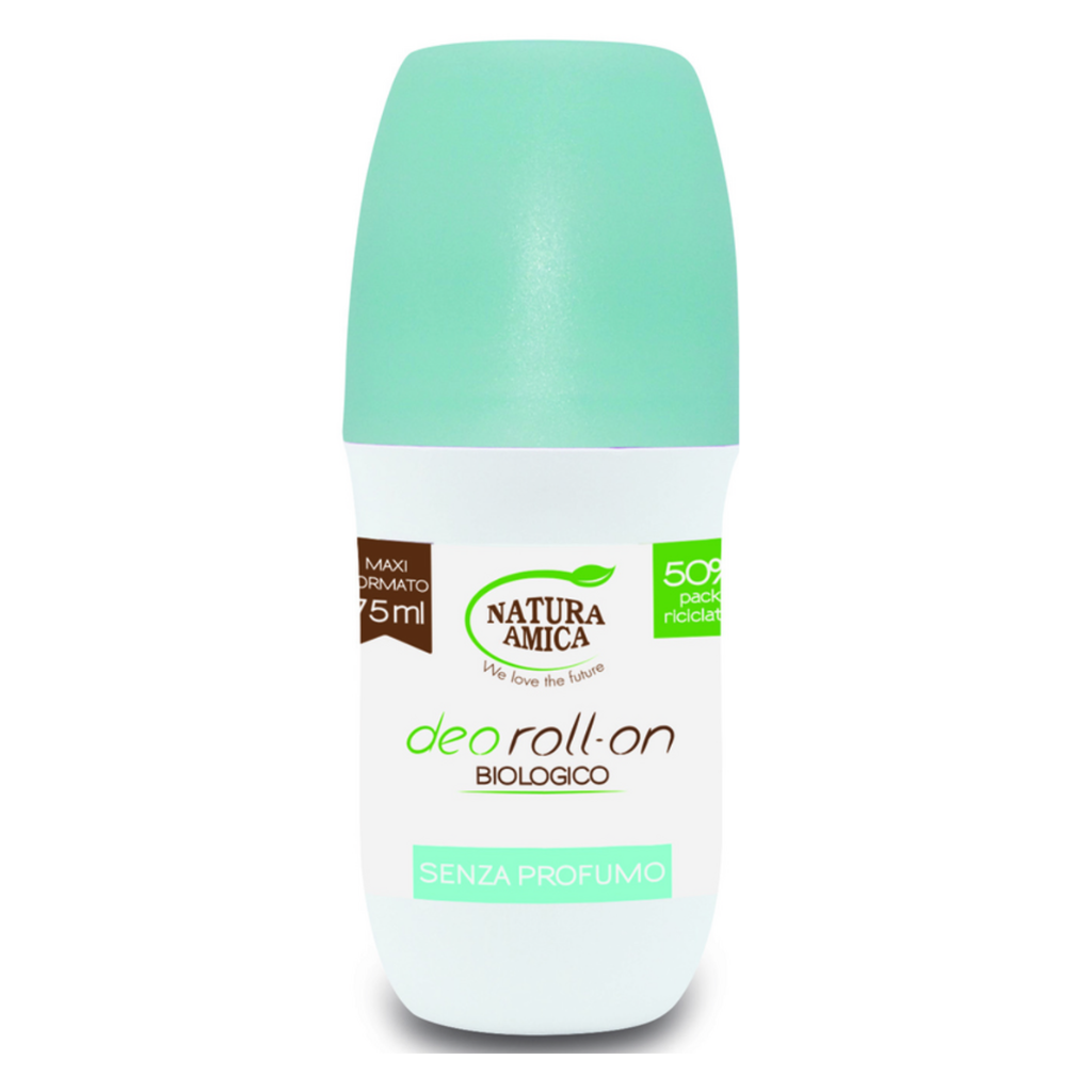NATURA AMICA, Roll-On Deodorant ohne Parfüm, 75 ml