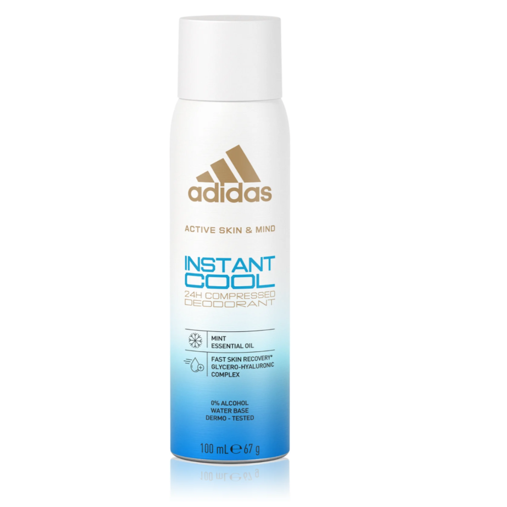 ADIDAS, Instant Cool Deodorant Spray , 24 Std, 100ml