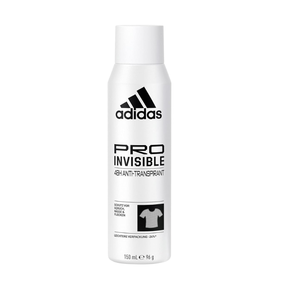 ADIDAS, Pro Invisible Anti-Transpirant Deospray für sie, 48h, 150ml