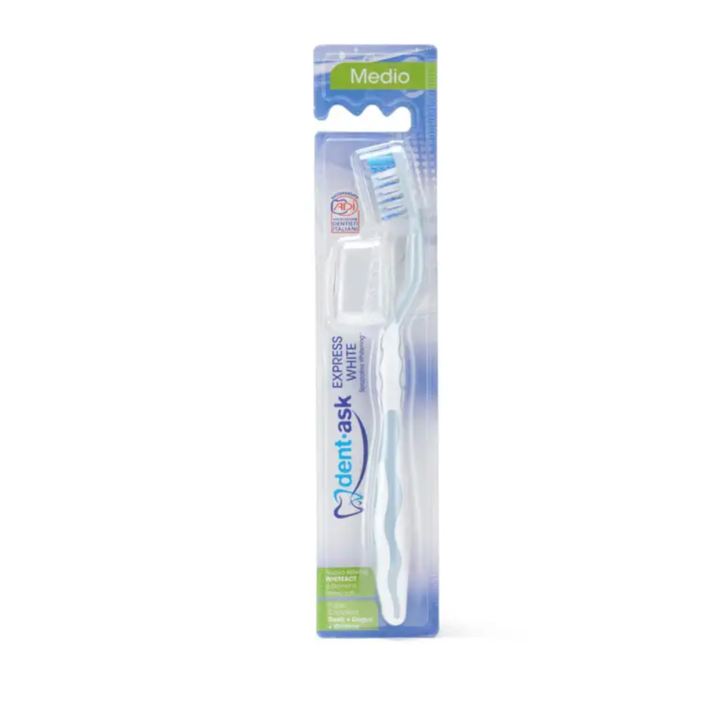 DENTASK Zahnbürste Express White, Medium