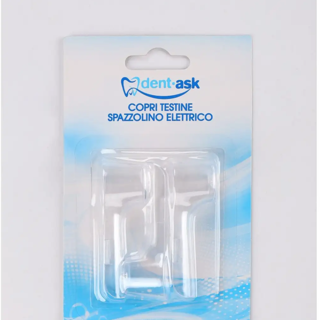 DENTASK Elektrische Zahnbürstenkopfabdeckung, 3 Stück
