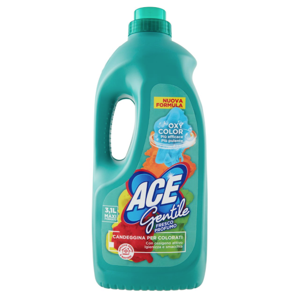 ACE, Sanftes Bleichmittel, Frischer Duft, Bunte Kleidung, 3,1L