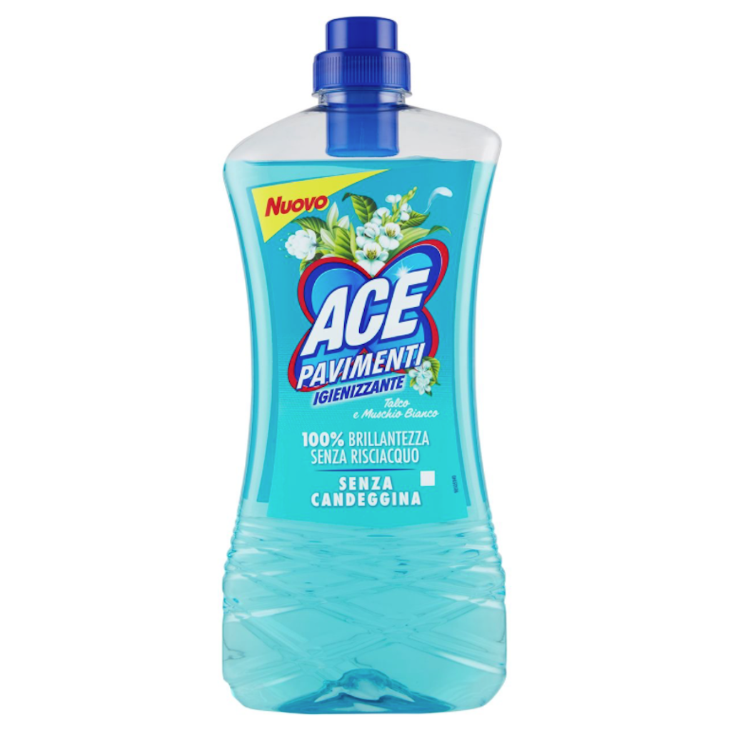 ACE, Desinfizierender Bodenreiniger, Talk unad weisser Moschus, 1L