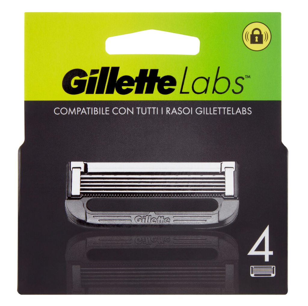 Gillette Labs, Rasierklingen, 4 Stück