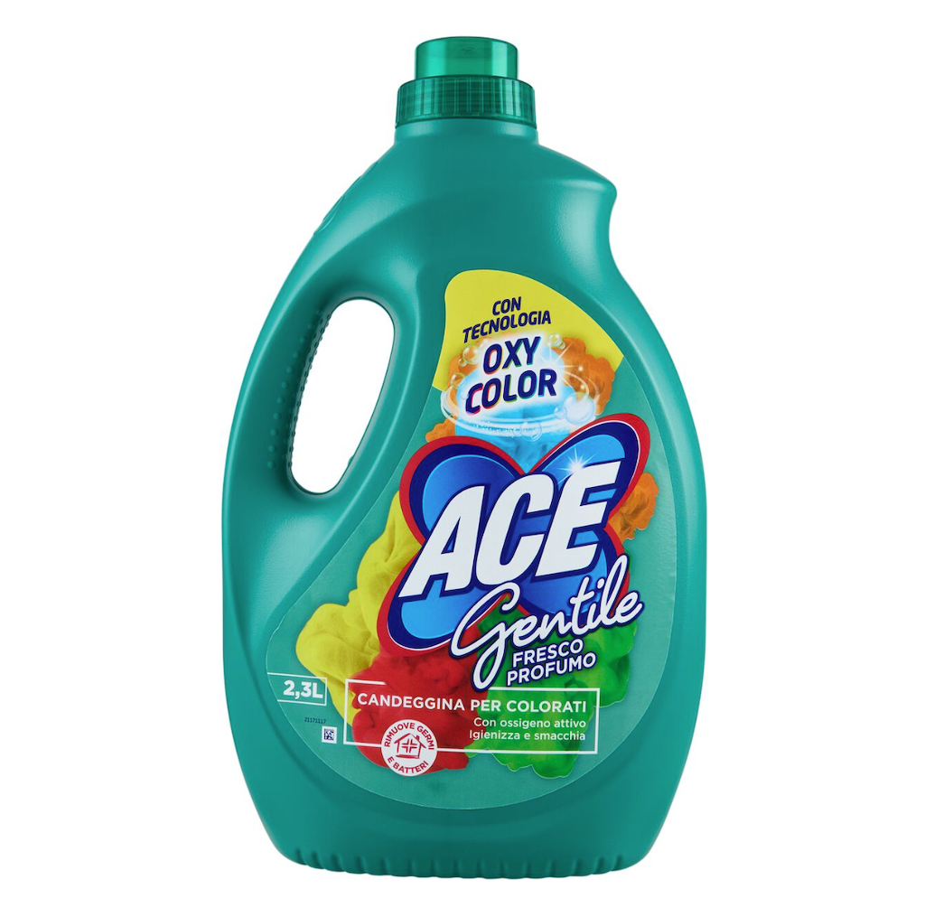 ACE, Sanftes Bleichmittel, Frischer Duft, Bunte Kleidung, 2,3lt