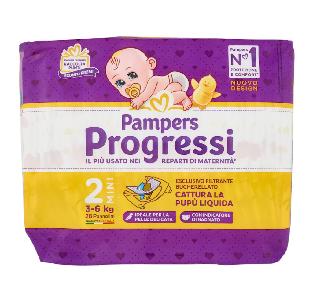 Pampers Progressi, Mini, 28 Stk.
