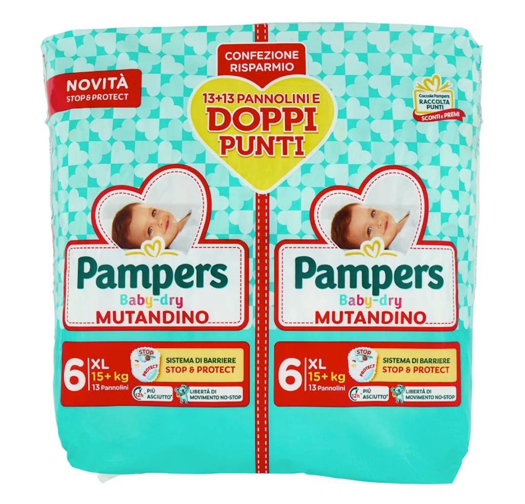 Pampers Baby-Dry, XL, 13 Stk.