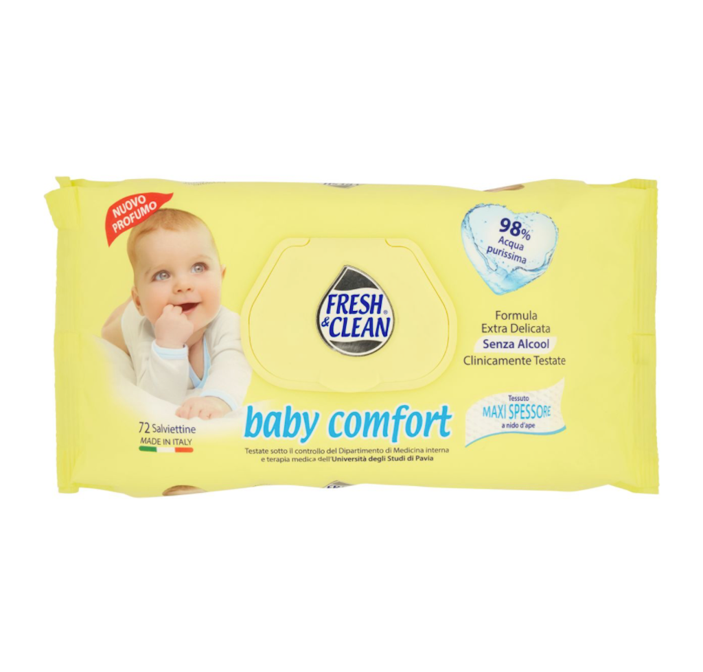 Fresh & Clean, Baby- Feuchttücher, 72 Stk.