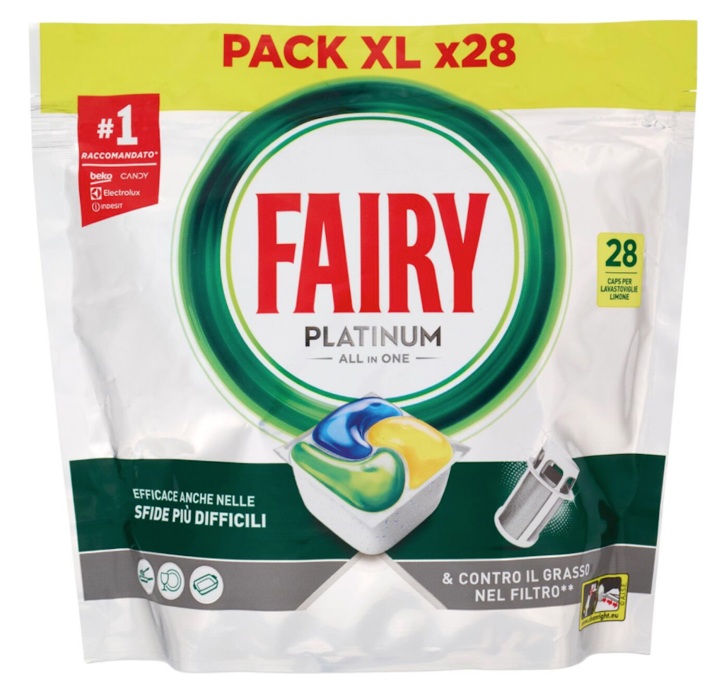 Fairy, Platinum All in 1, Geschirrspülertabs, 28 Stk.