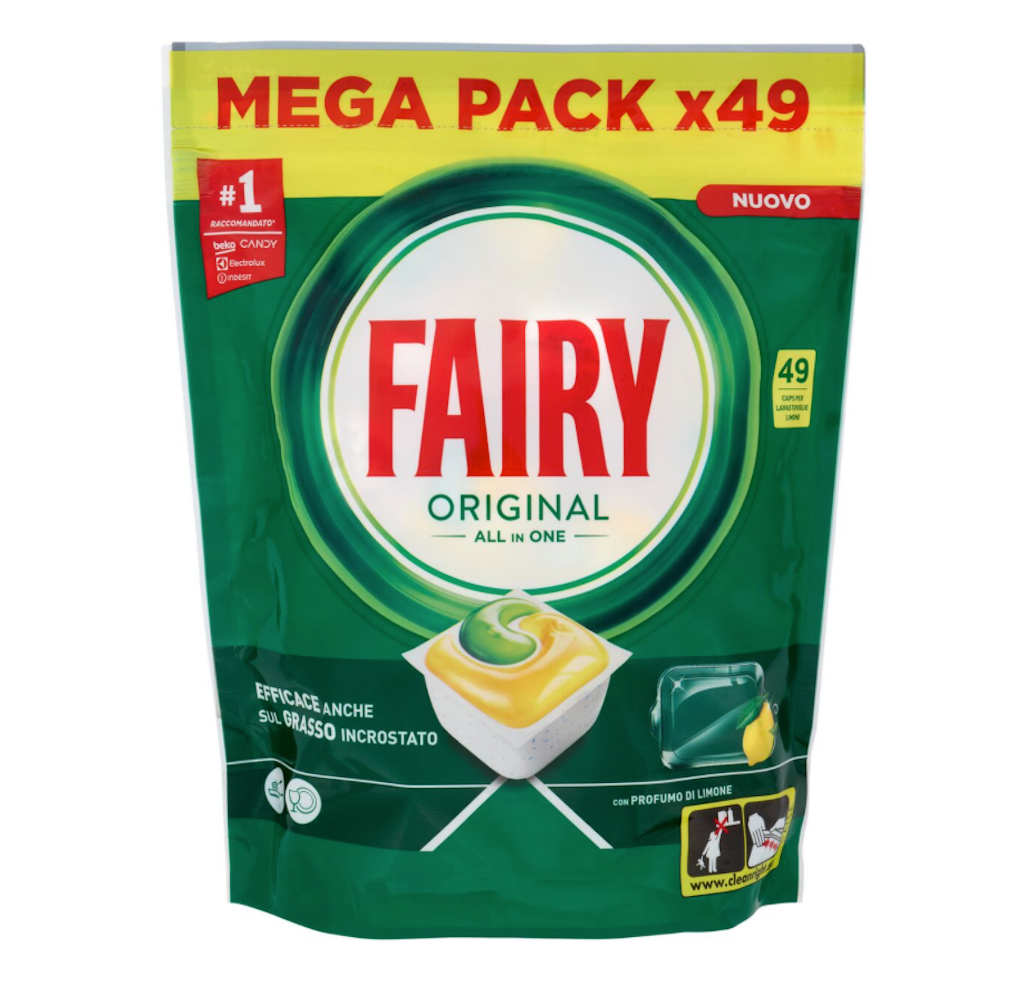 Fairy, Original All in 1, Geschirrspülertabs, 49 Stk.