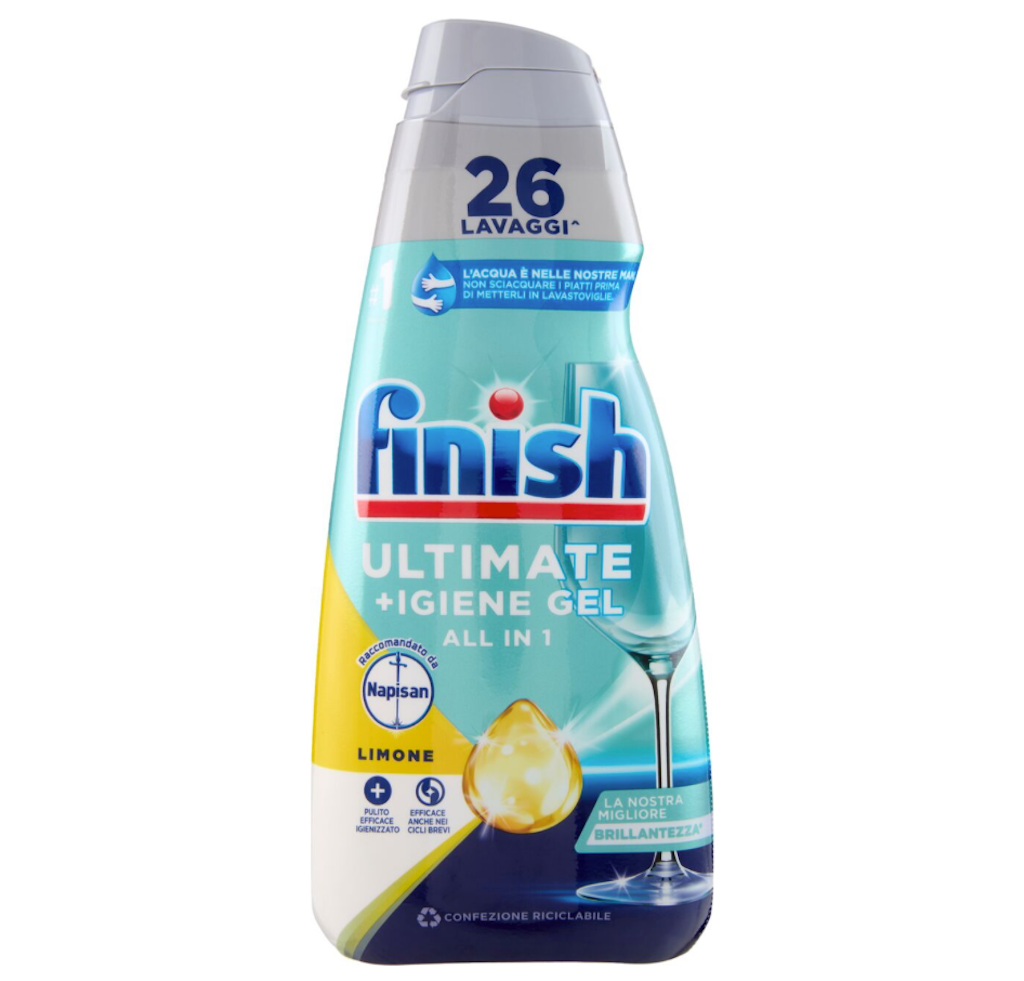 Finish Ultimate All in 1, Geschirrspülgel, Zitrone, 560 ml