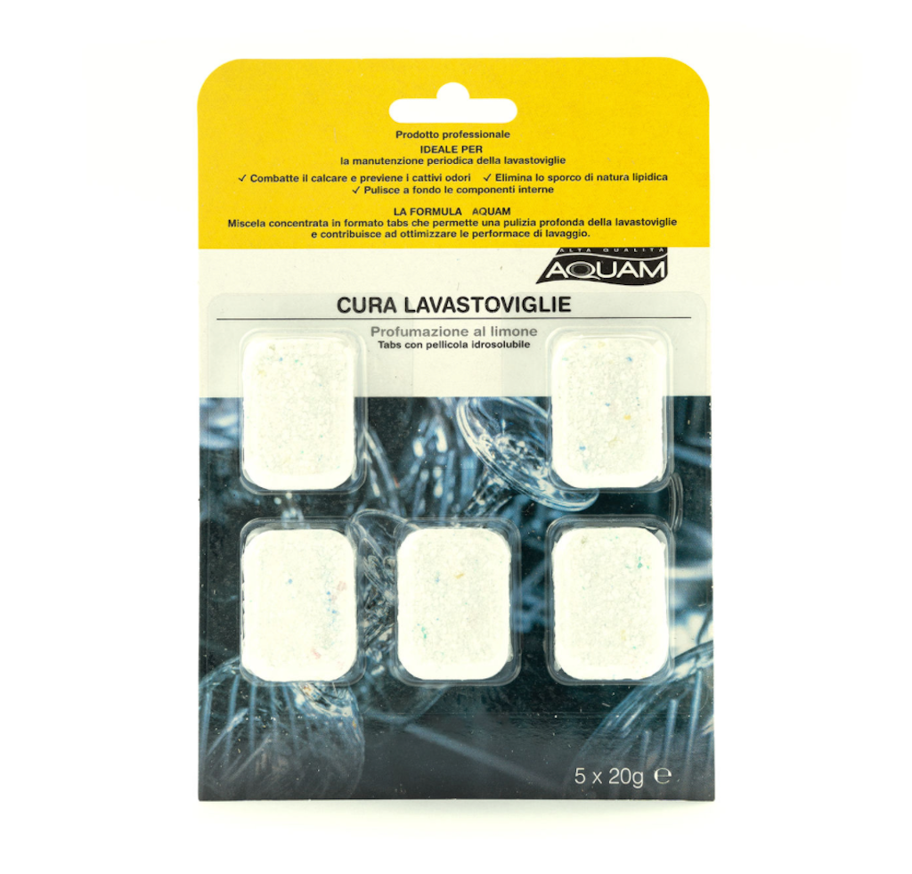 Aquam, Geschirrspülerpflege Tabs, Zitrone, 5 Stk.