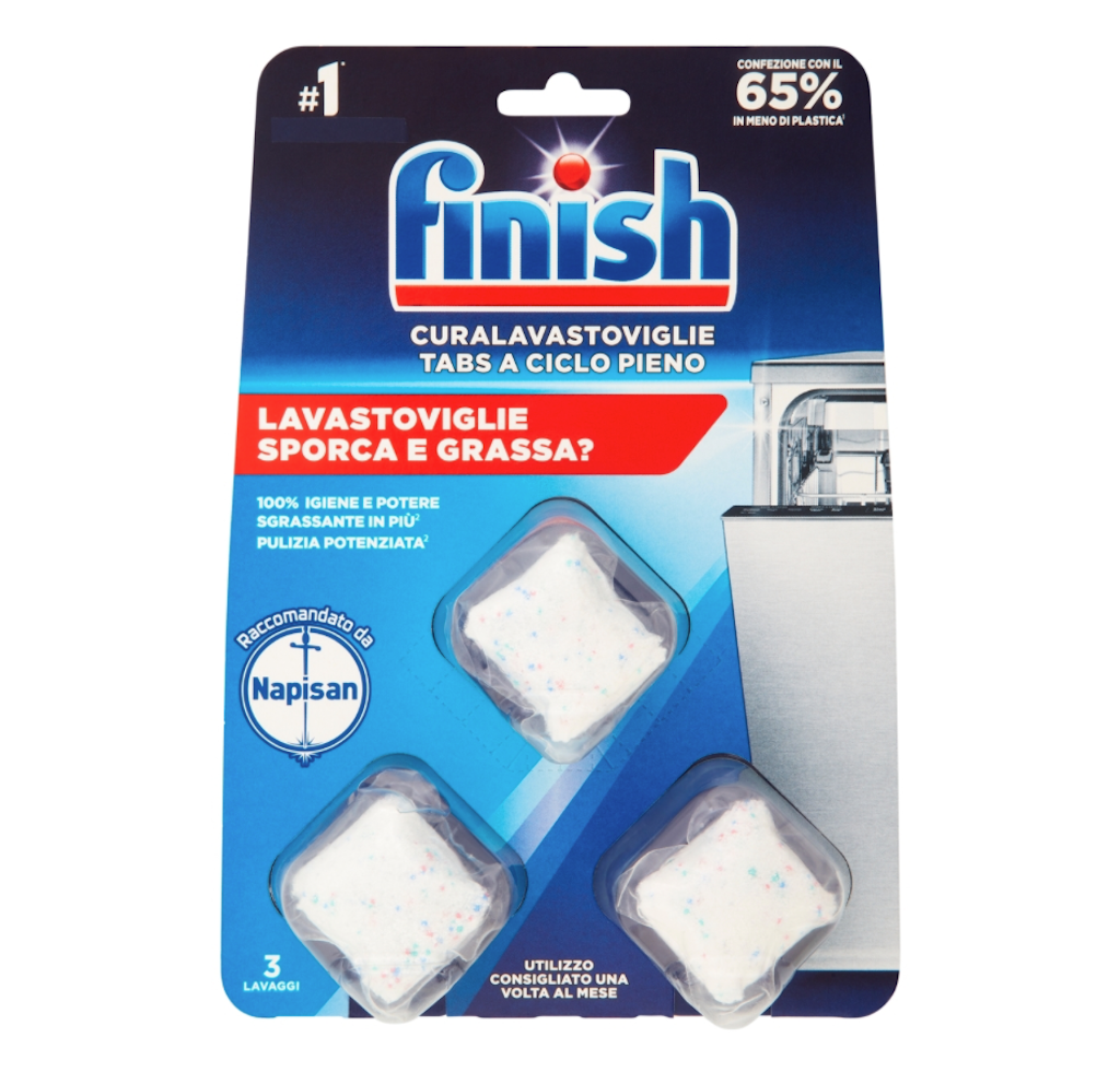 Finish, Geschirrspülerpflege Tabs, 3 Stk.