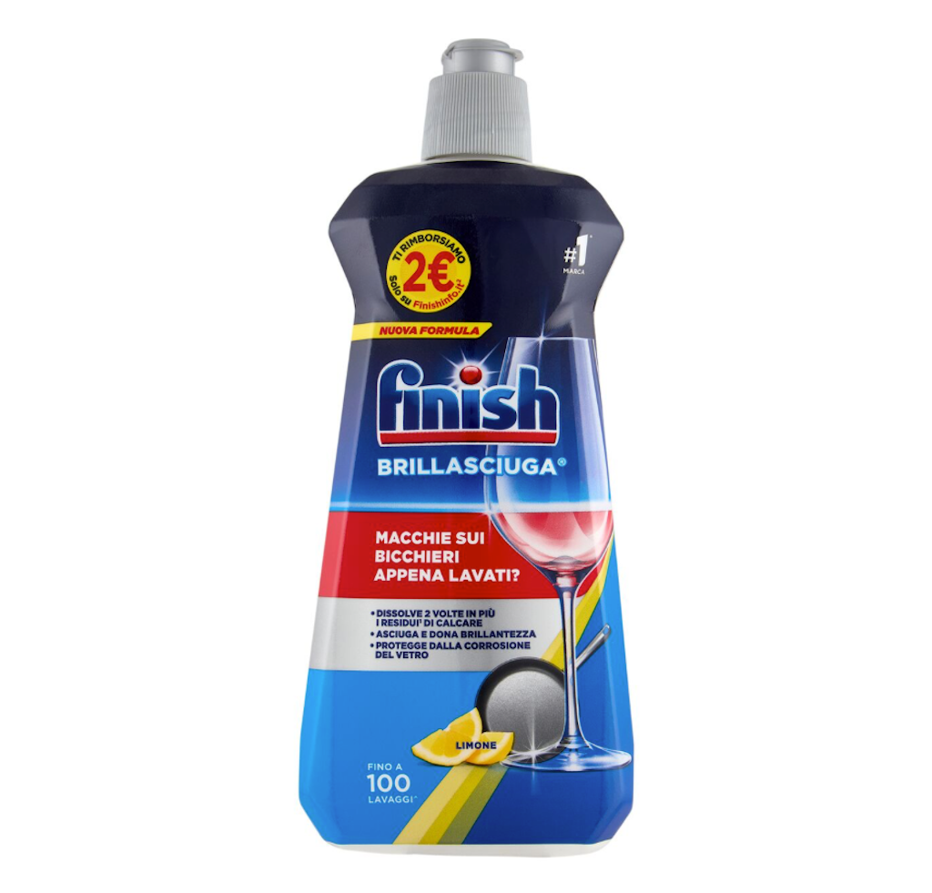 Finish, Glanztrockner, 100 Wäschen, 500 ml