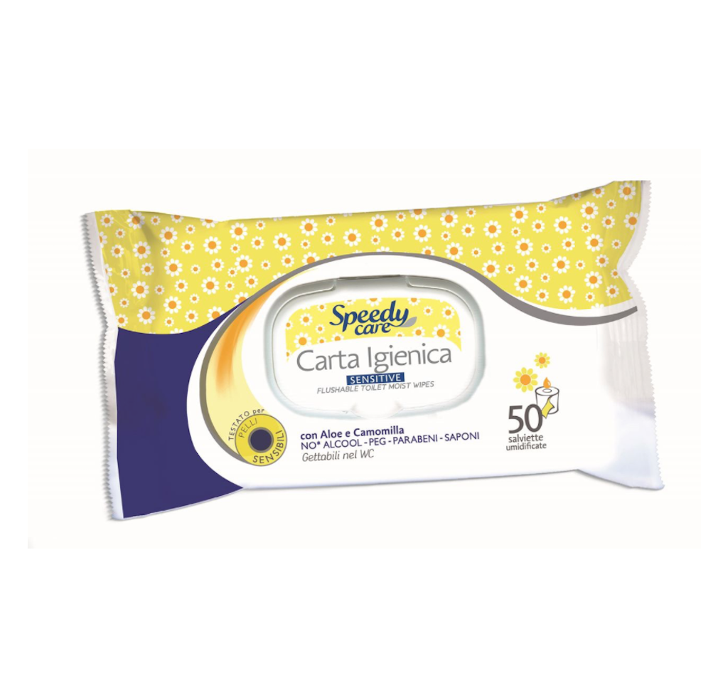 Speedy Care, Feucht-Wc Papier, 50 Stk.