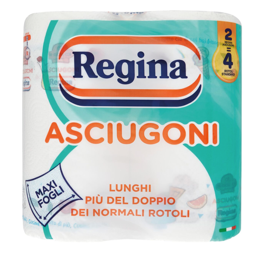 Regina, Asciugoni, Haushaltspapier, 2 Maxi Rollen
