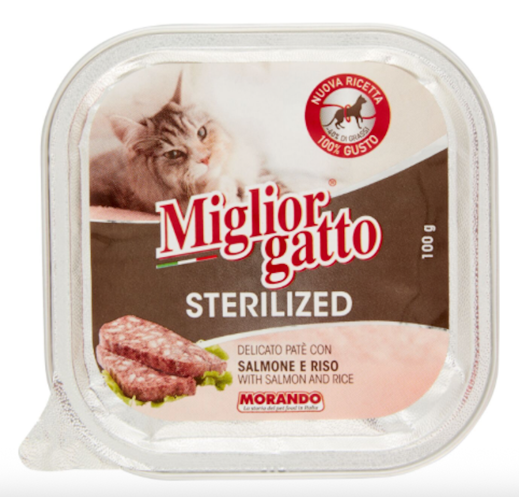 Miglior Gatto, Patè mit Lachs und Reis, 100gr