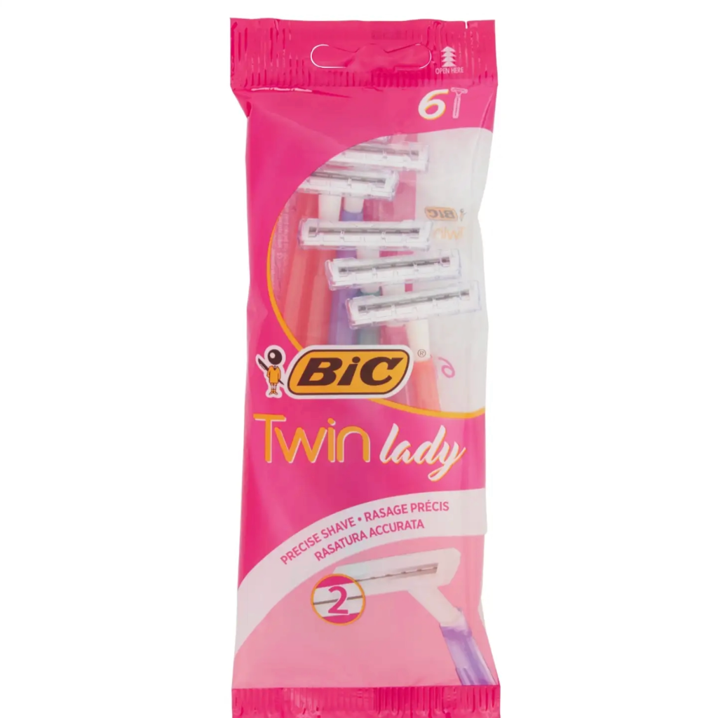 Bic Twin Lady, Einwegrasierer, 6 Stk.