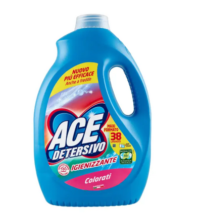 Ace Farbiges Desinfektionswaschmittel, 1,900L, 38 Wäschen