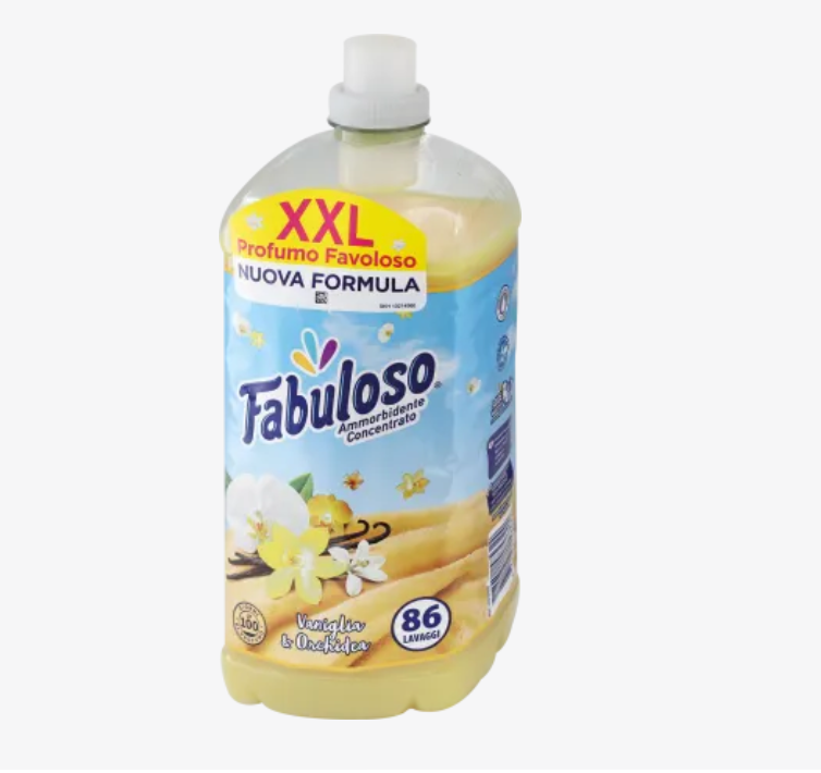 Fabuloso, Weichspülerkonzentrat, Vanille und Orchidee, 86 Waschen