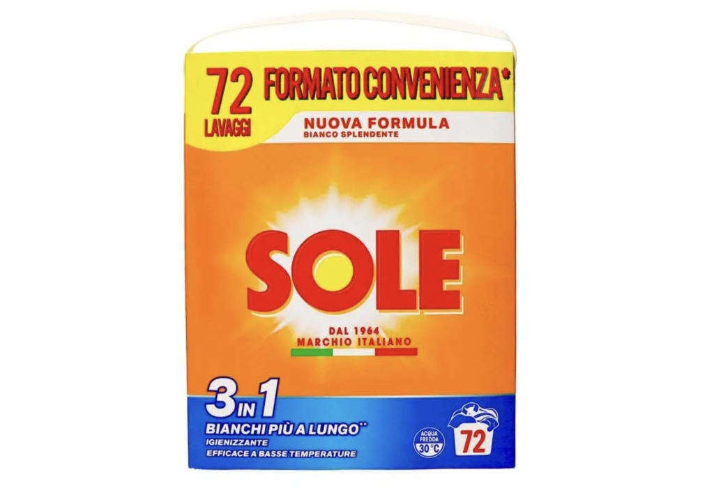 SOLE 3in1 Pulverwaschmittel, 90 Wäschen