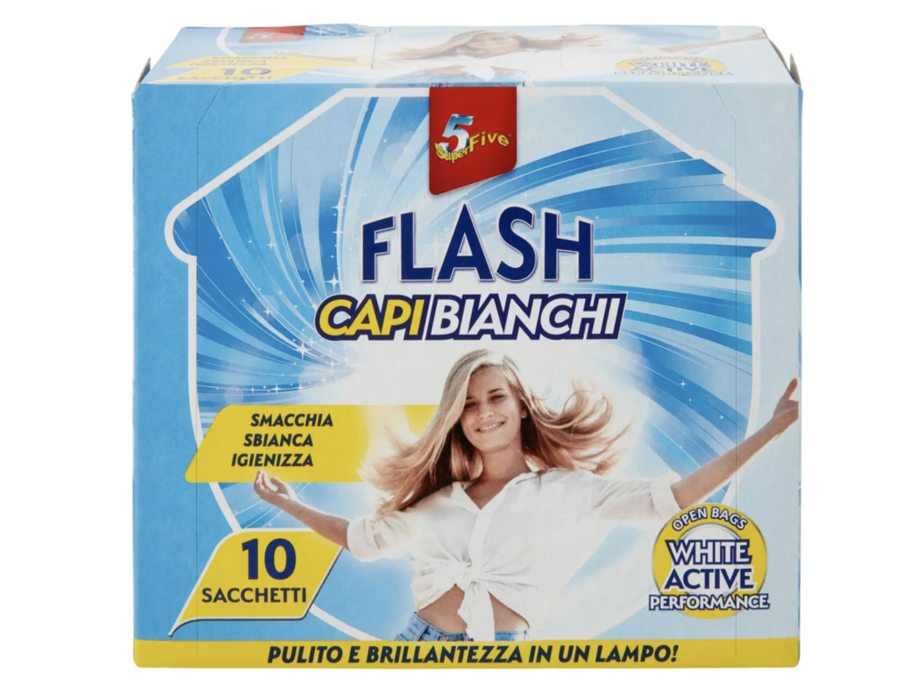 Super Five, Flash-Säcke für Weisse Wäsche, 10 Stück