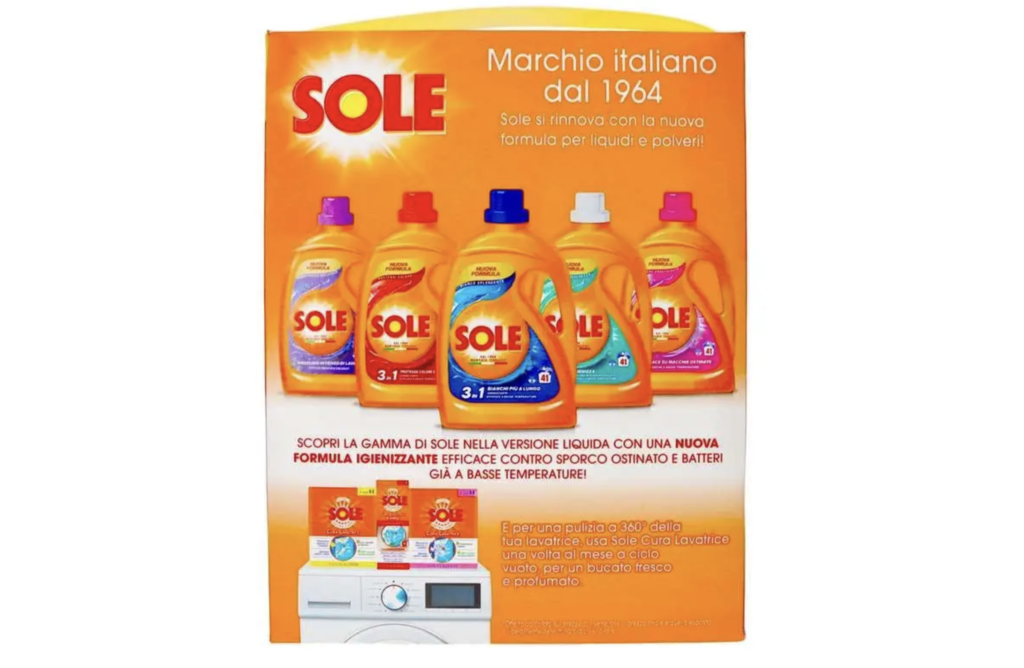 SOLE 3in1 Pulverwaschmittel, 90 Wäschen