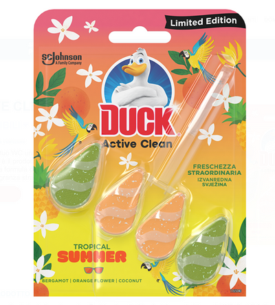 DUCK ,WC-Einhänger, ACTIVE CLEAN, Topical Summer, 1 Stück