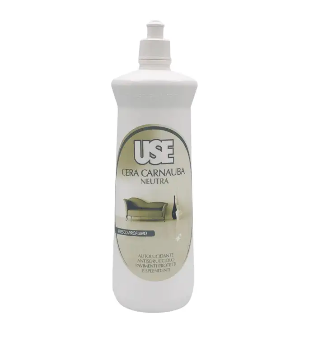 USE, Selbstpolierender neutraler Carnauba-Bodenwachs, 1lt