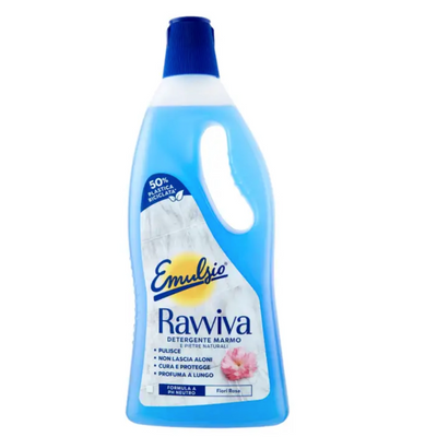 EMULSIO RAVVIVA, Marmor und Naturstein Reiniger, Rosa Blumen ,750 ml