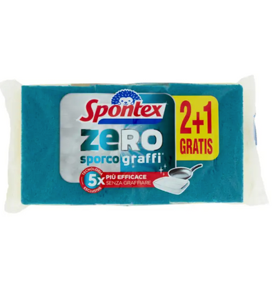 SPONTEX, Zero,Schwamm,  2+1