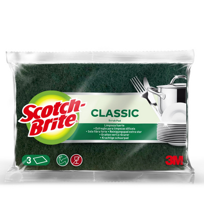 Scotch Brite,Geschirrschwamm Classic extra stark, 3 Stück