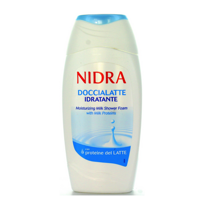 Nidra, Feuchtigkeitsspendendes Duschgel mit Milch, 250ml.