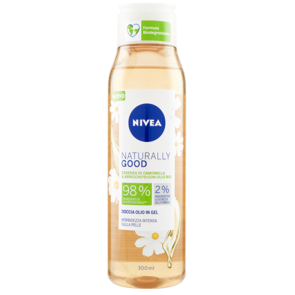 NIVEA Duschöl Naturally Good ,Kamille, 300ml