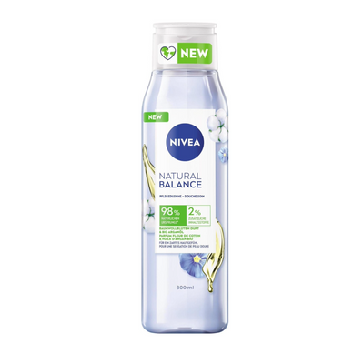 Nivea Natural Balance Duft mit Baumwollblüten und Bio-Arganöl, 300ml