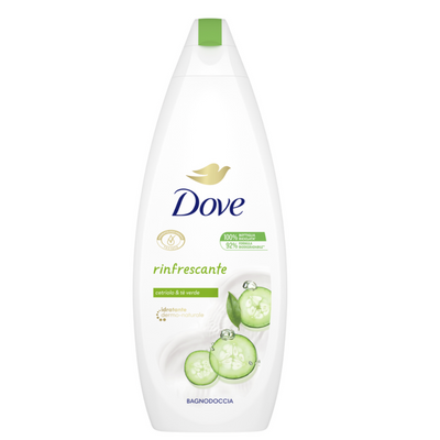 DOVE, Schaumbad mit Gurke und Grüner Tee,  600 ml