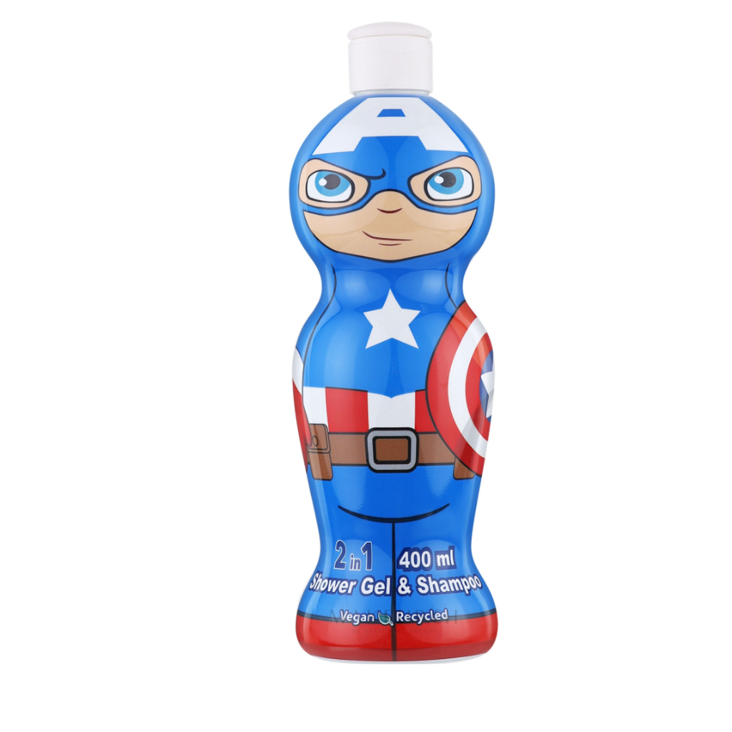 Air-Val International Marvel Captain America,2in1 Duschgel, 400ml